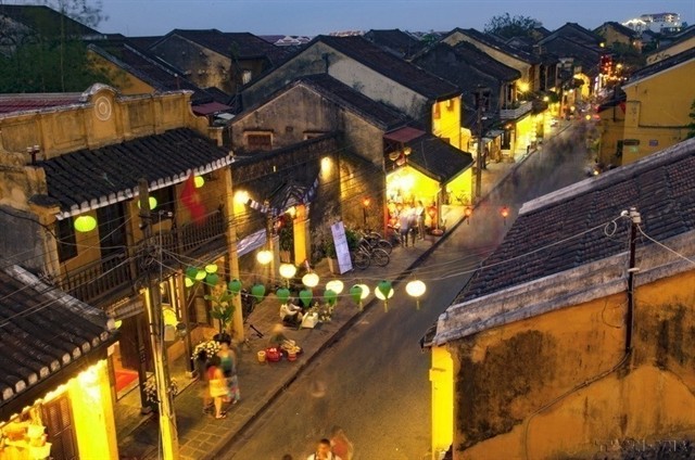 A corner of Hội An ancient town street. VNA/VNS Photo A corner of Hội An ancient town street. VNA/VNS Photo