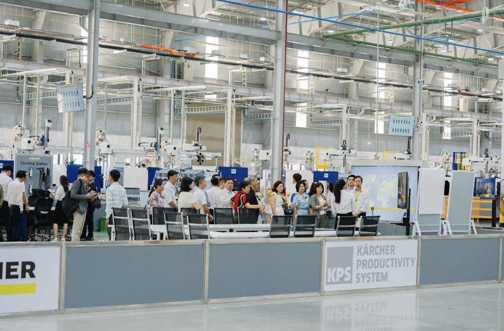 Inside the Kärcher factory in Quang Nam province