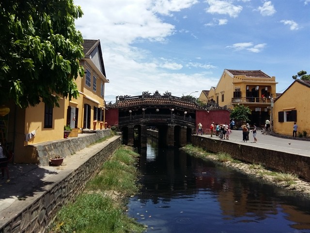 The Japanese Bridge is before restoration. The bridge is an iconic symbol of Hội An a footprint of the Japanese community in the ancient town from 17th century. VNS Photo Cộng Thành