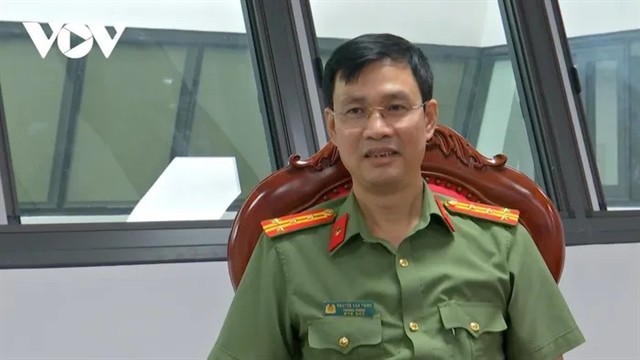 Colonel Nguyễn Văn Thịnh, head of the Criminal Law and Judicial Reform Division in the Department of Legislation and Judicial Administrative Reform at the Ministry of Public Security. Photo vov.vn