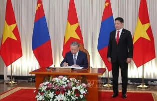 Vietnam, Mongolia issue joint statement on establishing comprehensive partnership