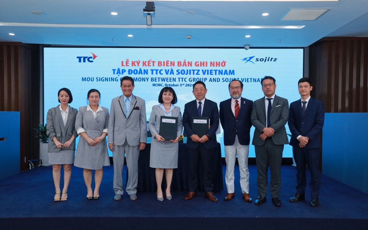 TTC Group and Sojitz Vietnam will become strategic partners, collaborating in areas where both sides have strengths and mutual interests