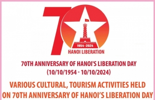 Numerous cultural, tourism activities to welcome 70th Hanoi’s Liberation Day