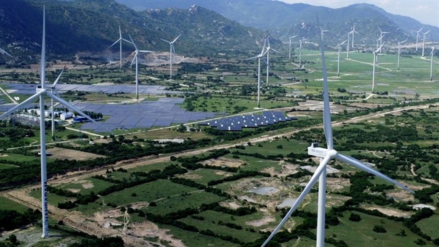 A power project in operation in Ninh Thuận. — VNA/VNS Photo