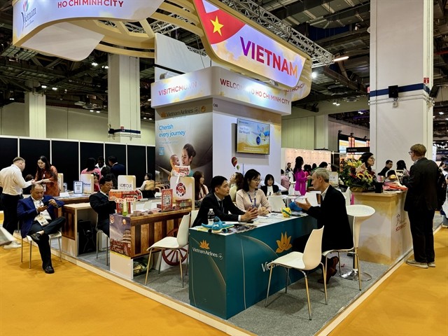 The booth of HCM City Department of Tourism at the fair. — VNA/VNS Photo
