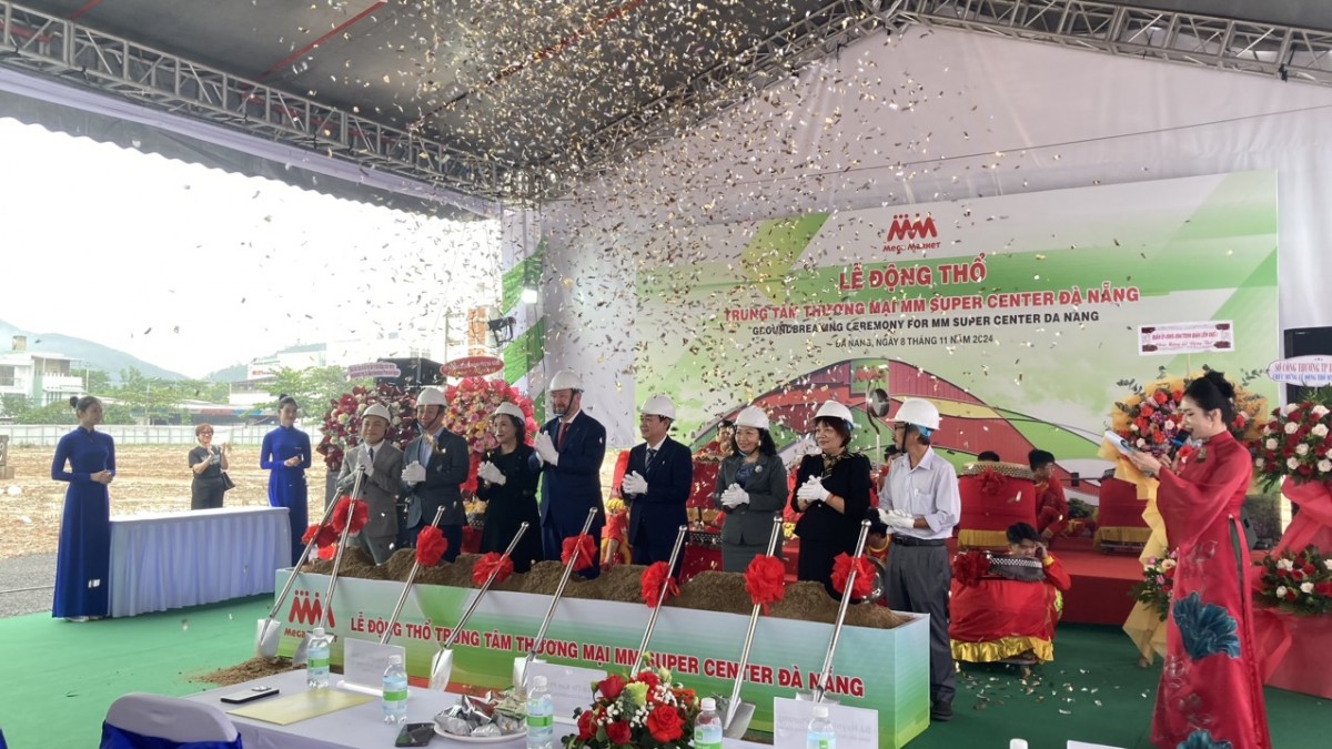 Da Nang MM Supercenter groundbreaking ceremony held on November 8