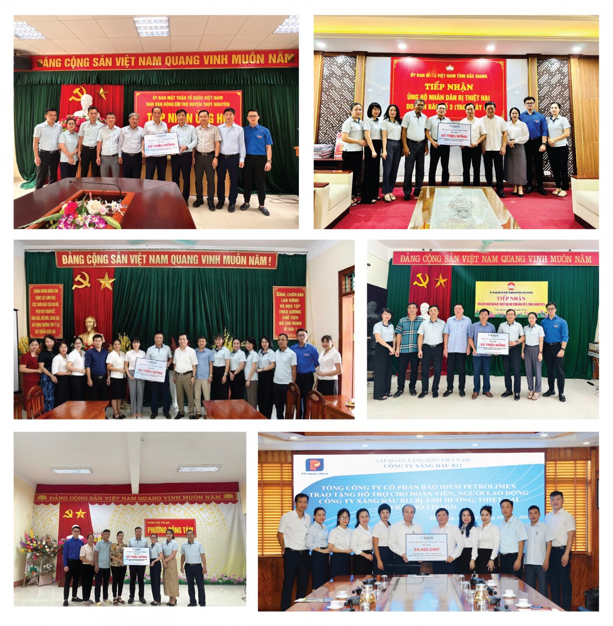 PJICO implements a series of social welfare programs to support victims of Typhoon Yagi in September 2024