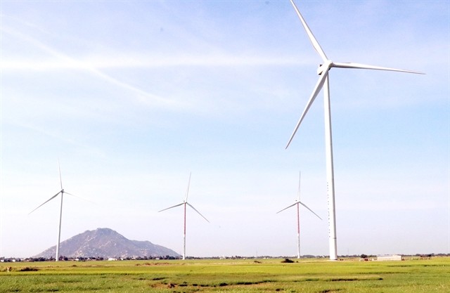 A wind farm in Ninh Thuận Province. There are a huge potential for Việt Nam and the UK to enhance cooperation in clean energy as both countries have set ambitious goals for carbon neutrality moving towards a sustainable future. — VNA/VNS Photo Công Thử