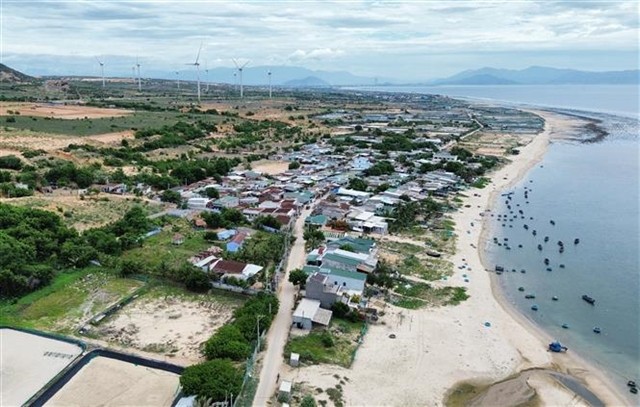 Phước Dinh commune in Thuận Nam District is the area previously planned for Ninh Thuận Nuclear Power Plant 1 in the south-central coastal province of Ninh Thuận.—VNA/VNS Photo Nguyễn Thành