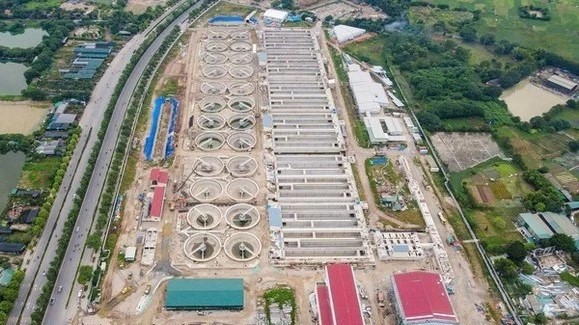 An overview of the Yên Xá wastewater treatment system. — Photo nhandan.vn