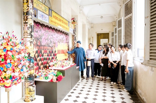 CENTRAL CULTURE: The traditional culture and lifestyle of Huế people from handicraft villages are displayed at the Museum of Hồ Chí Minh City. Photo courtesy of HCM City Museum