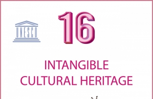 16 intangible cultural heritage elements recognised by UNESCO