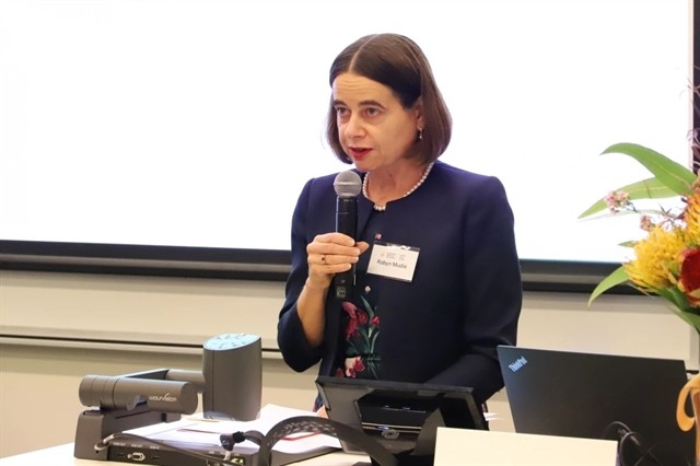 Robyn Mudie, former Australian Ambassador to Việt Nam, First Assistant Secretary for Southeast Asia Regional and Mainland Division at the Australia's Department of Foreign Affairs and Trade. — Photo from the Voice of Việt Nam