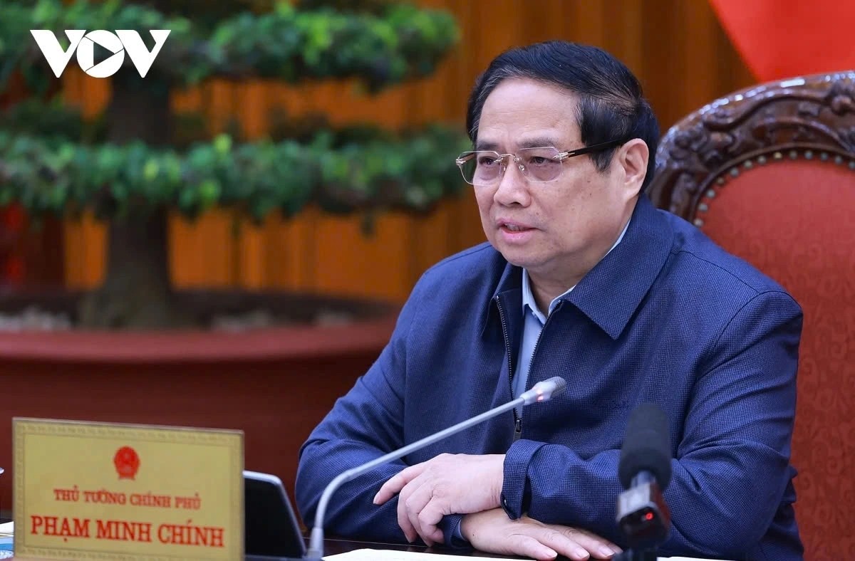 Prime Minister Pham Minh Chinh speaks at the sixth meeting of the Government's Steering Committee on organisational restructuring of the Government apparatus