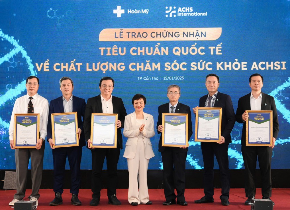 Six Hoan My Group hospitals certified by Australian Council on Healthcare Standards International