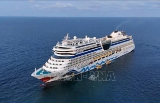 Luxury cruise arrives in Phu Quoc island on Valentine's Day