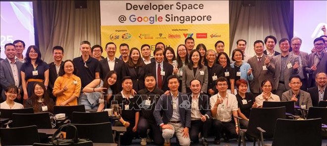 Participants at the Vietnam Global Innovation Connect Singapore 2025 (Photo: VNA)