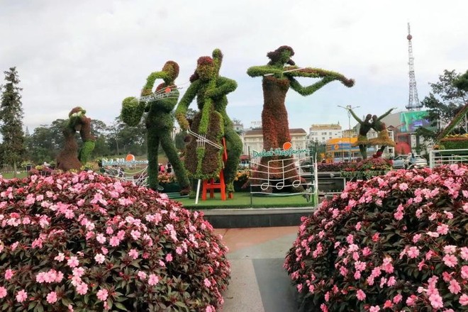 Da Lat Flower Festival is a unique tourism product of Da Lat city. (Photo: VNA)