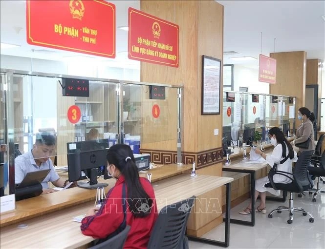 All businesses to conduct administrative procedures electronically from July - Illustrative image (Photo: VNA)