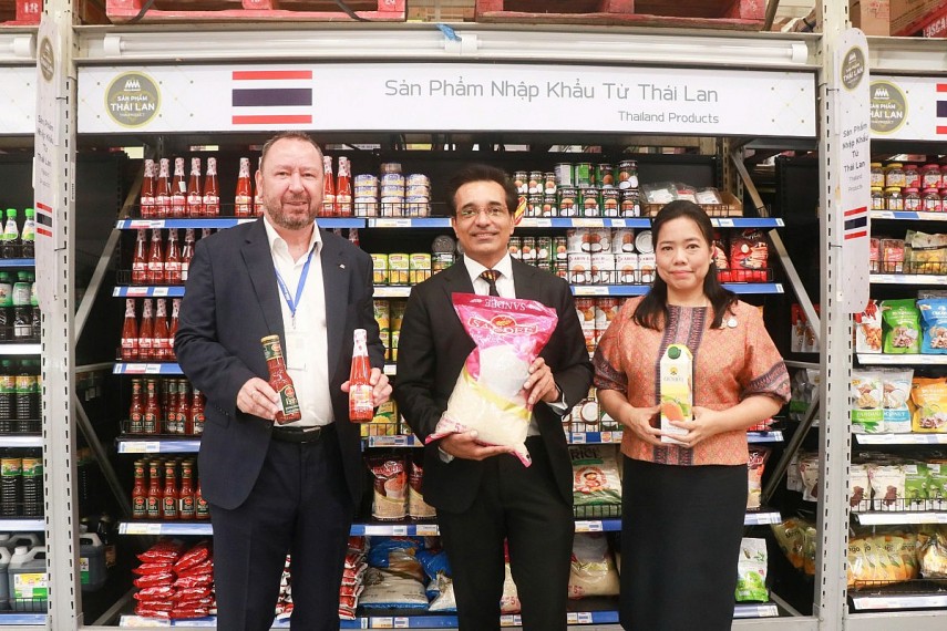 A variety of high-quality products imported from Thailand are available at MM Mega Market to serve Vietnamese consumers