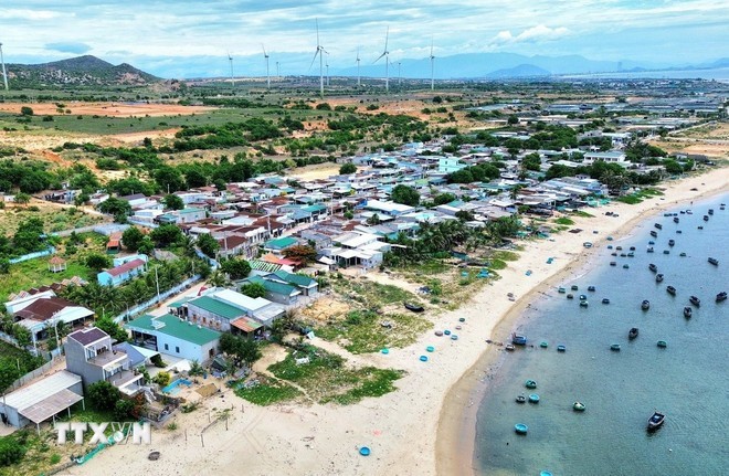 Area planned for the construction of the Ninh Thuan 1 Nuclear Power Plant project (Photo: VNA)