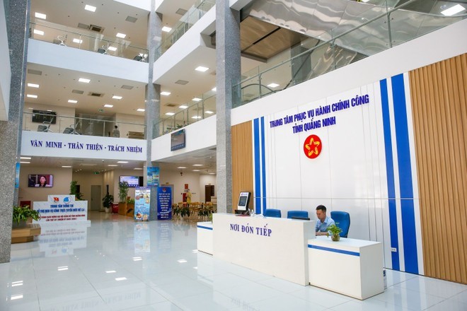 The Public Administrative Service Centre of Quang Ninh province (Photo: VNA)