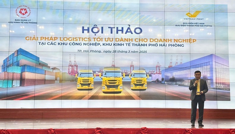 The workshop on optimal logistics solutions for businesses in Hai Phong.