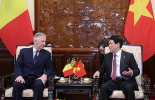 Vietnam wants to strengthen multi-faceted cooperation with Belgium: State President
