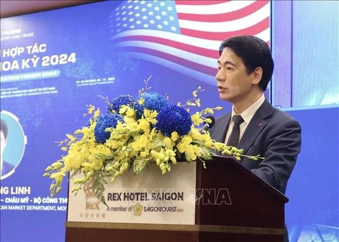 Director of the Ministry of Industry and Trade’s Department of Foreign Market Development Ta Hoang Linh (Photo: VNA)