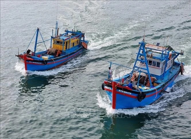 Fishermen have been required to install vessel monitoring systems (VMS) to track their movements. (Photo: VNA)