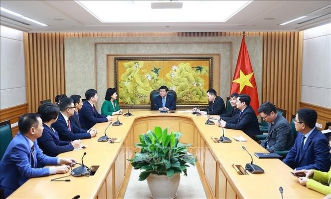 At the reception (Photo: VNA)