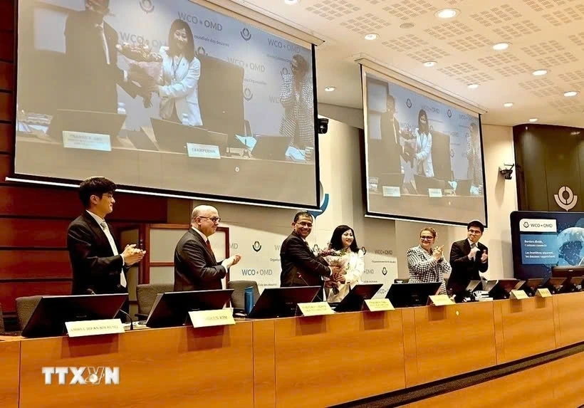 Vietnam's representative at the recent WCO 247th/248th sessions in Brussels, Belgium