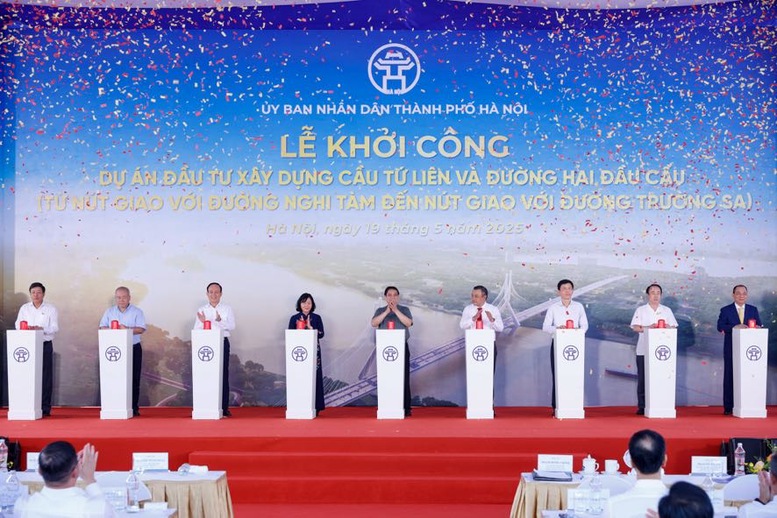 Ha Noi kick-starts construction of Tu Lien bridge - Ảnh 2.