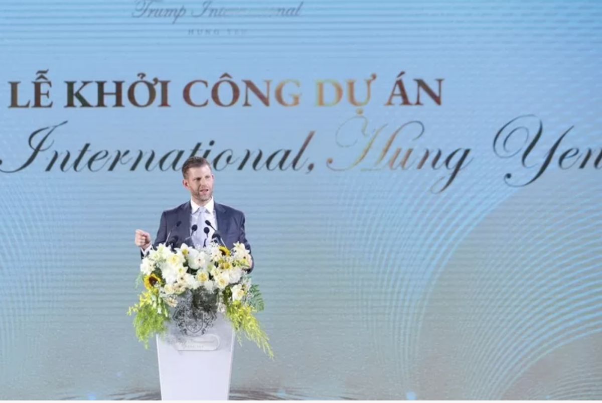 Executive Vice President of the Trump Organization, described Vietnam as one of the most dynamic and promising markets in the world today.