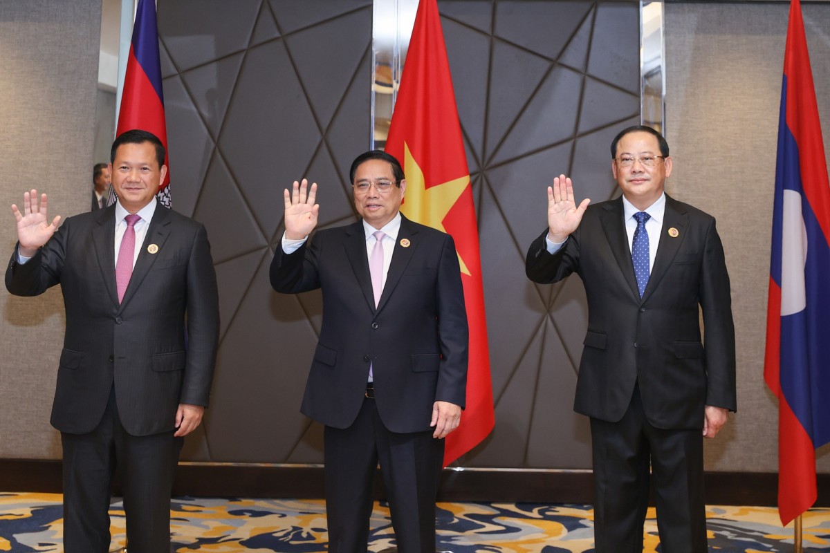 The three Prime Ministers of Vietnam, Cambodia and Laos emphasized that preserving and promoting the tradition of solidarity and mutual support between Vietnam, Cambodia and Laos is more necessary and important than ever - Photo: VGP/Nhat Bac The three Prime Ministers of Vietnam, Cambodia and Laos emphasized that preserving and promoting the tradition of solidarity and mutual support between Vietnam, Cambodia and Laos is more necessary and important than ever - Photo: VGP/Nhat Bac