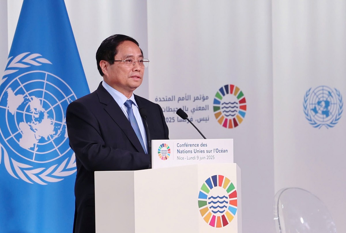 Prime Minister Pham Minh Chinh delivers keynote speech at 2nd plenary session of UN Ocean Conference