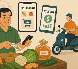 Traditional market vendors step into the digital trade arena