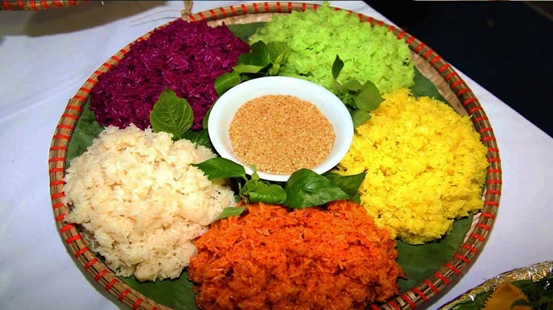 Five-color sticky rice, blending nature with culture five color sticky rice blending nature with culture
