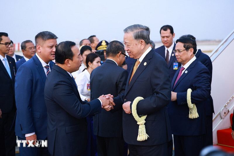 General Secretary To Lam begins state visit to Cambodia