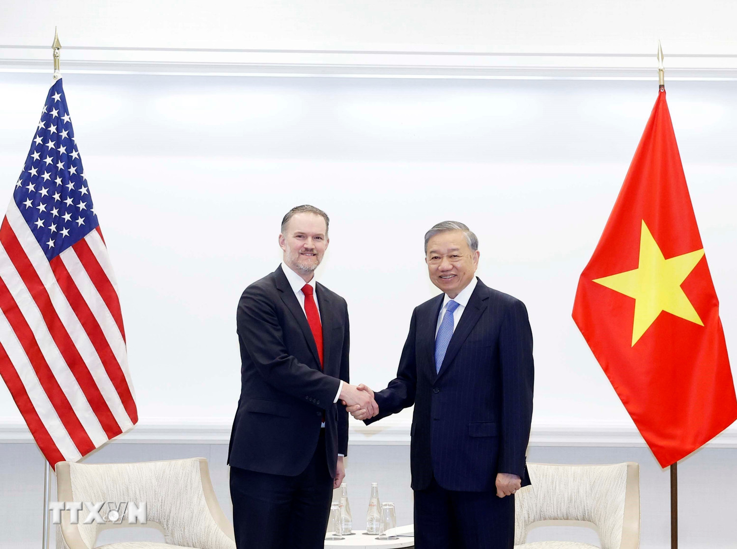 Party chief To Lam receives US trade representative Jamieson Greer