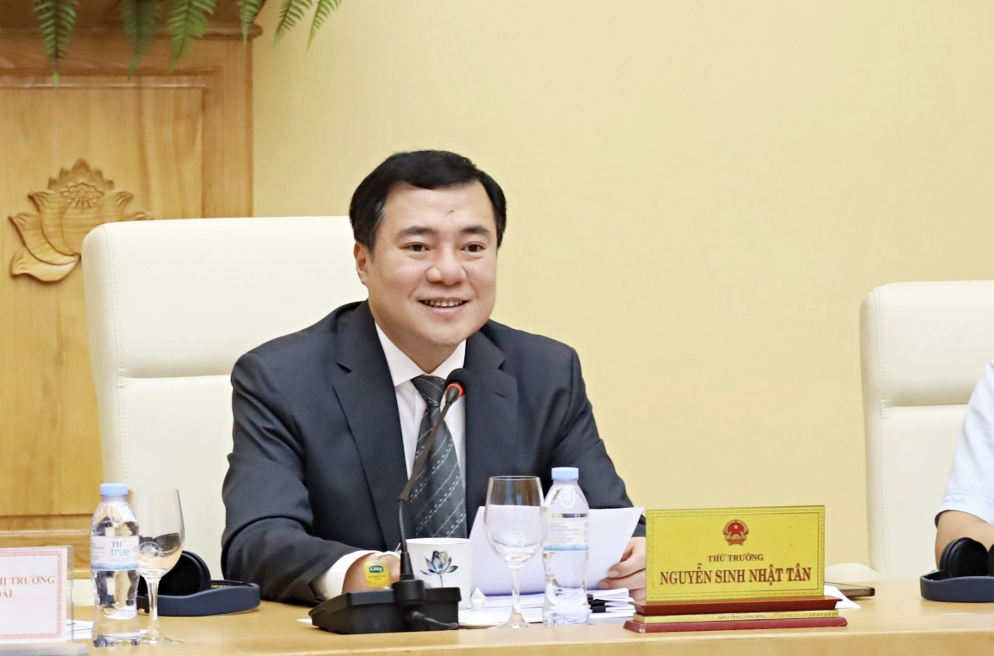 Deputy Minister Nguyen Sinh Nhat Tan receives USABC delegation